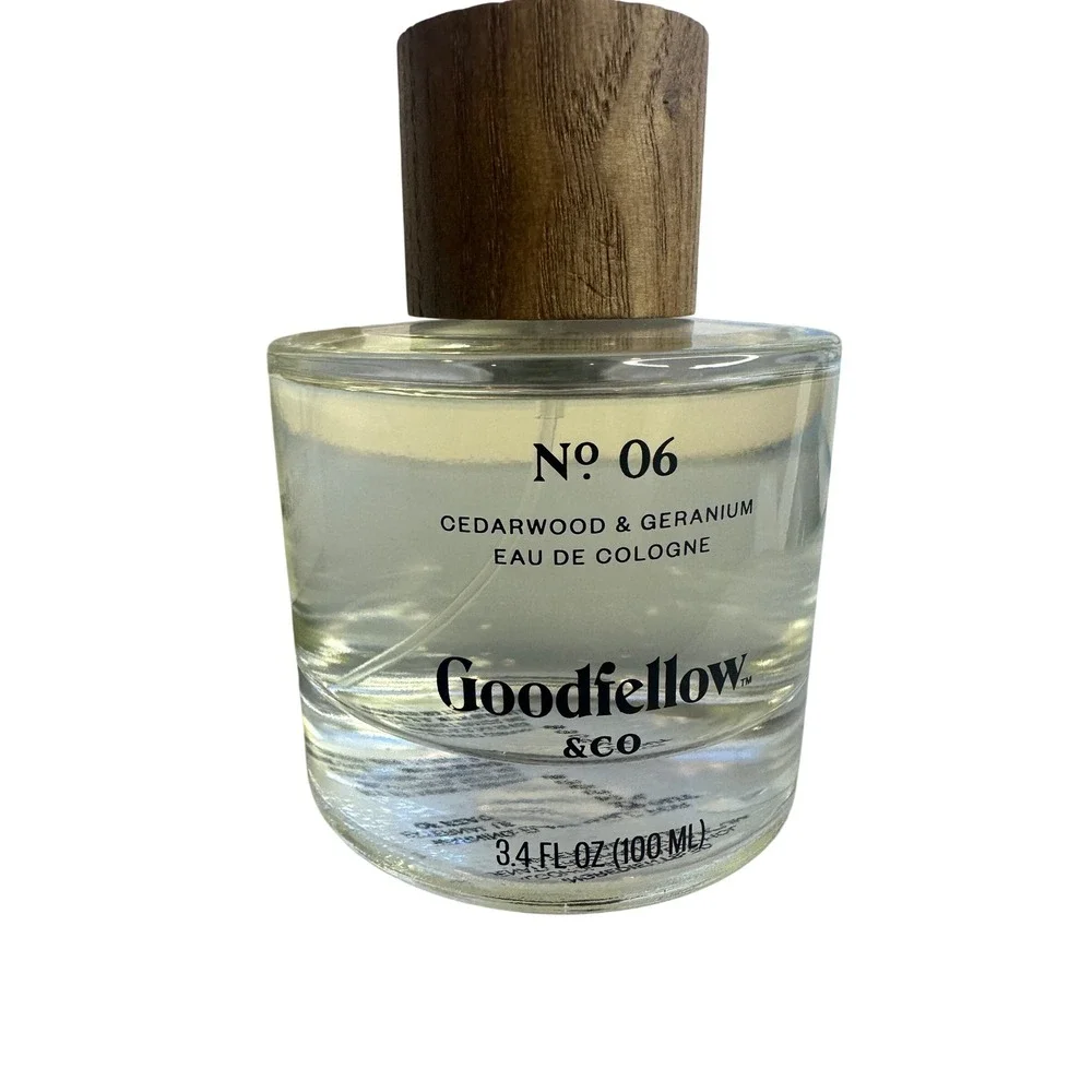 Goodfellow & Co No 06 Cedarwood & Geranium Eau De Cologne 3.4oz 100ml Fragrance
